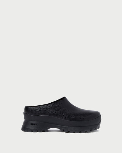 Women Loeffler Randall Gemma Black Leather Lug Mule