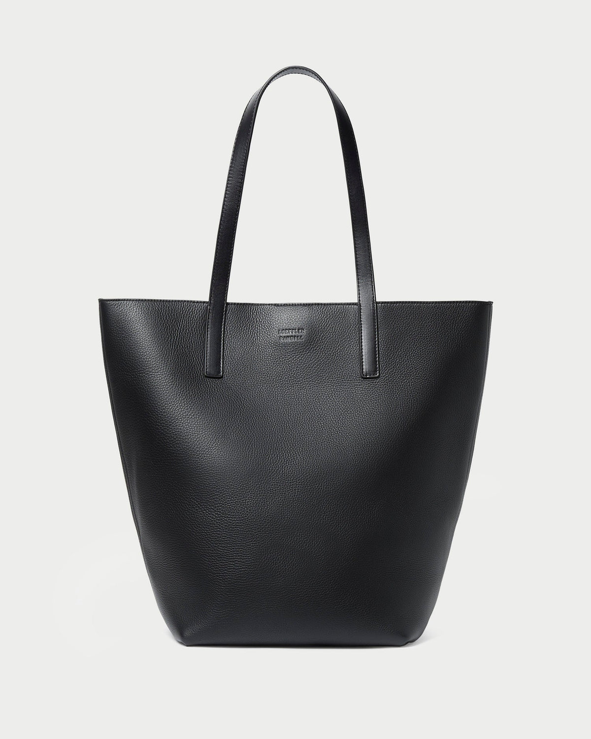 Women Loeffler Randall Walker Black Pebbled Leather Tote