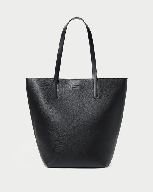 Women Loeffler Randall Walker Black Pebbled Leather Tote