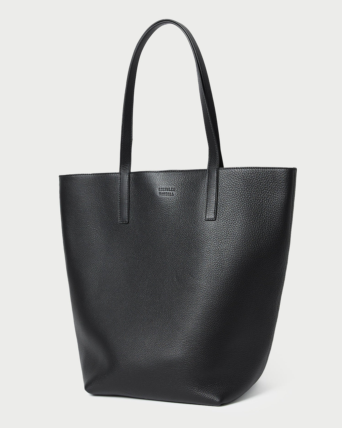 Women Loeffler Randall Walker Black Pebbled Leather Tote