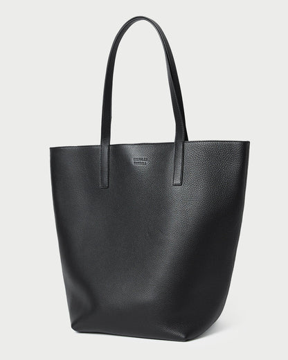 Women Loeffler Randall Walker Black Pebbled Leather Tote