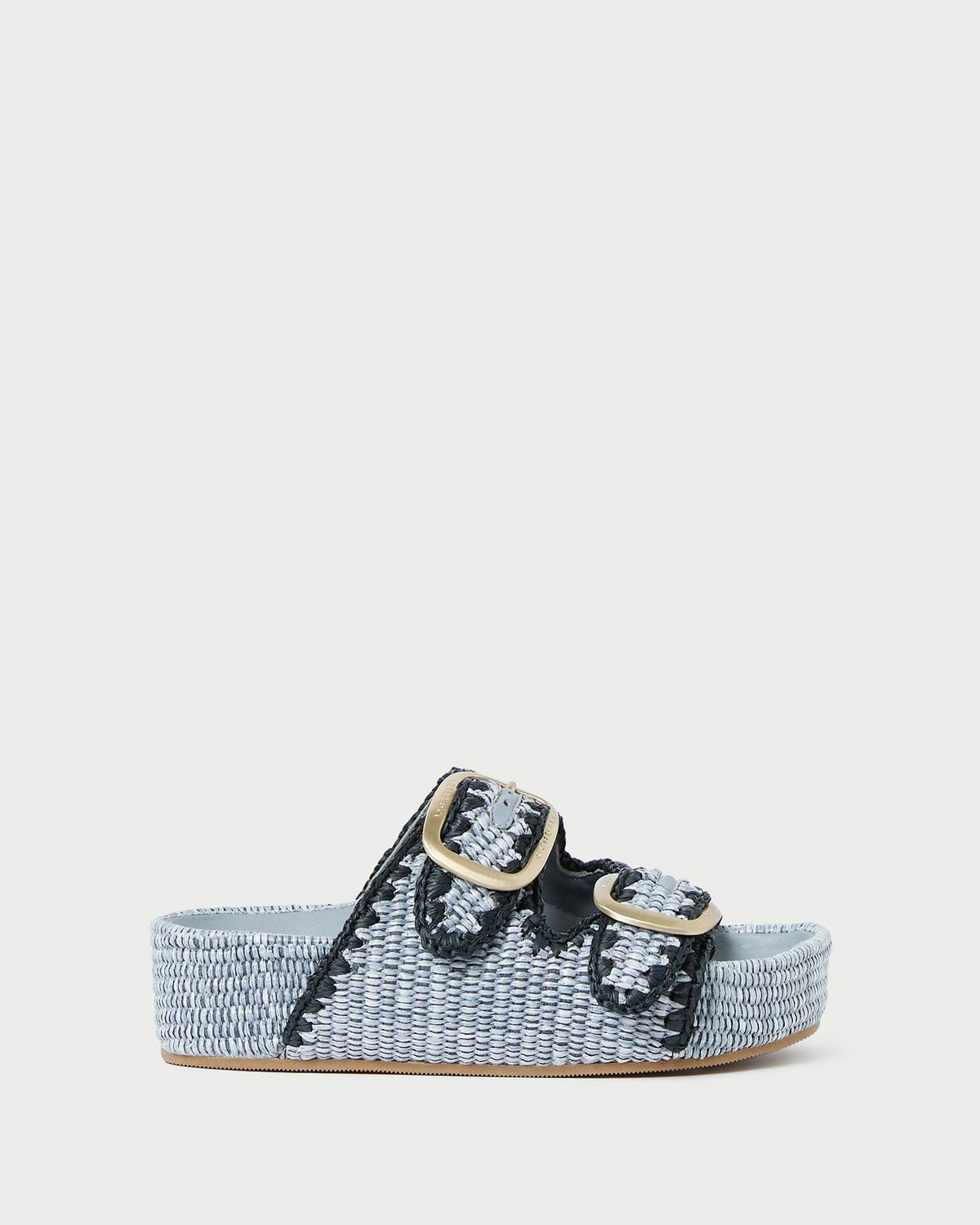 Women Loeffler Randall Theo Blue Two-Band Sandal