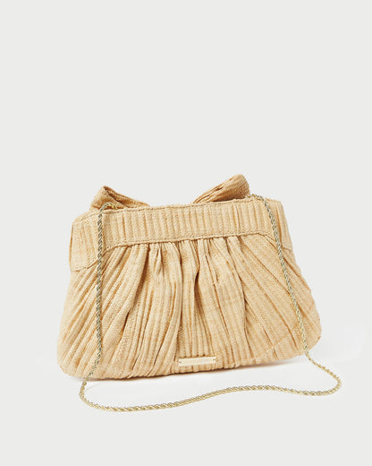 Women Loeffler Randall Rayne Natural Bow Clutch