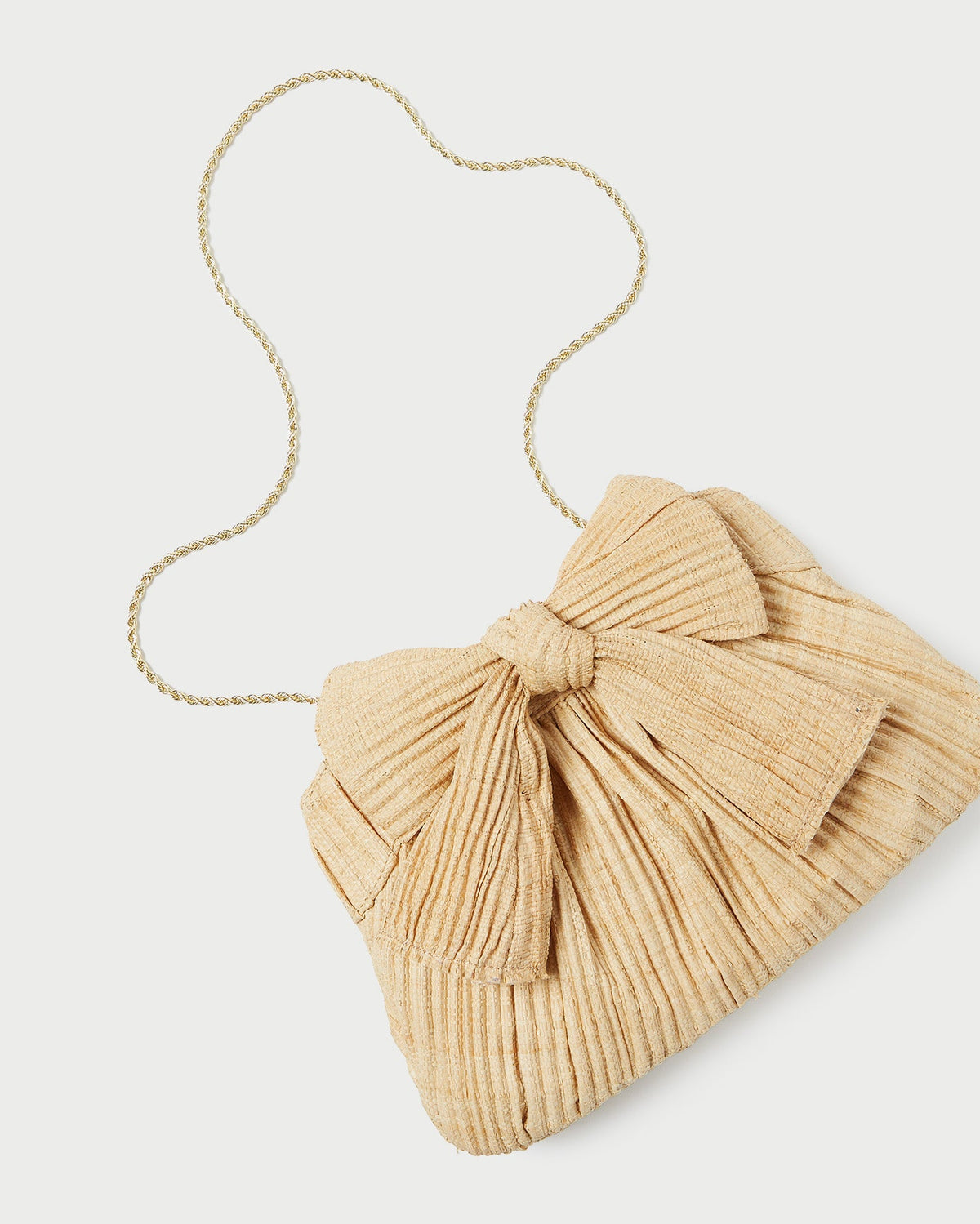 Women Loeffler Randall Rayne Natural Bow Clutch