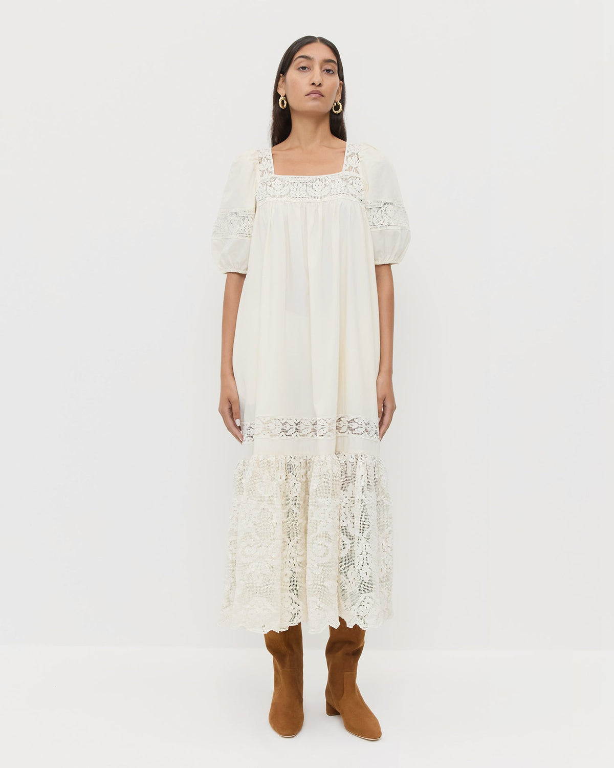 Women Loeffler Randall Jo Puff-Sleeve Dress