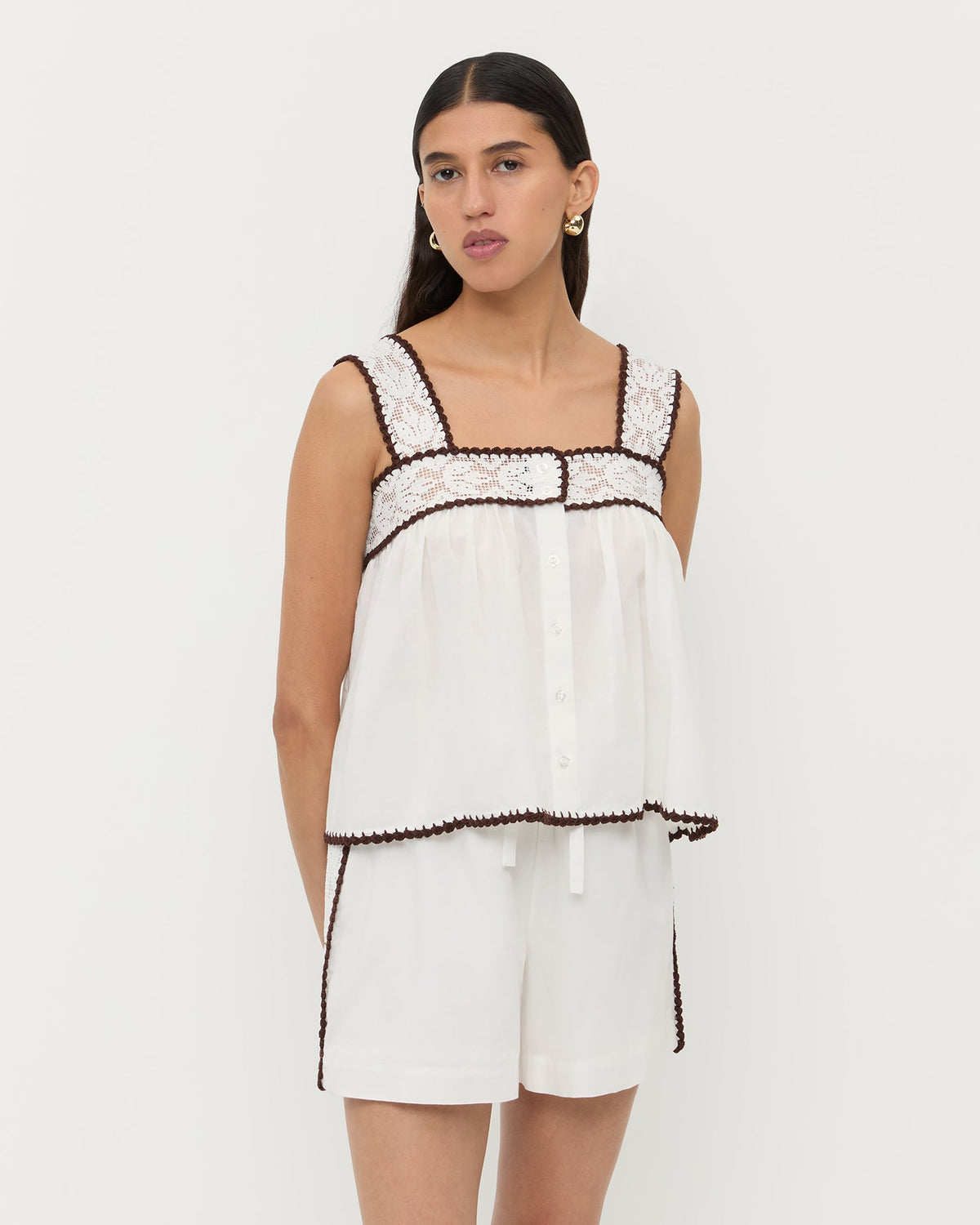 Women Loeffler Randall Marta Sleeveless Top