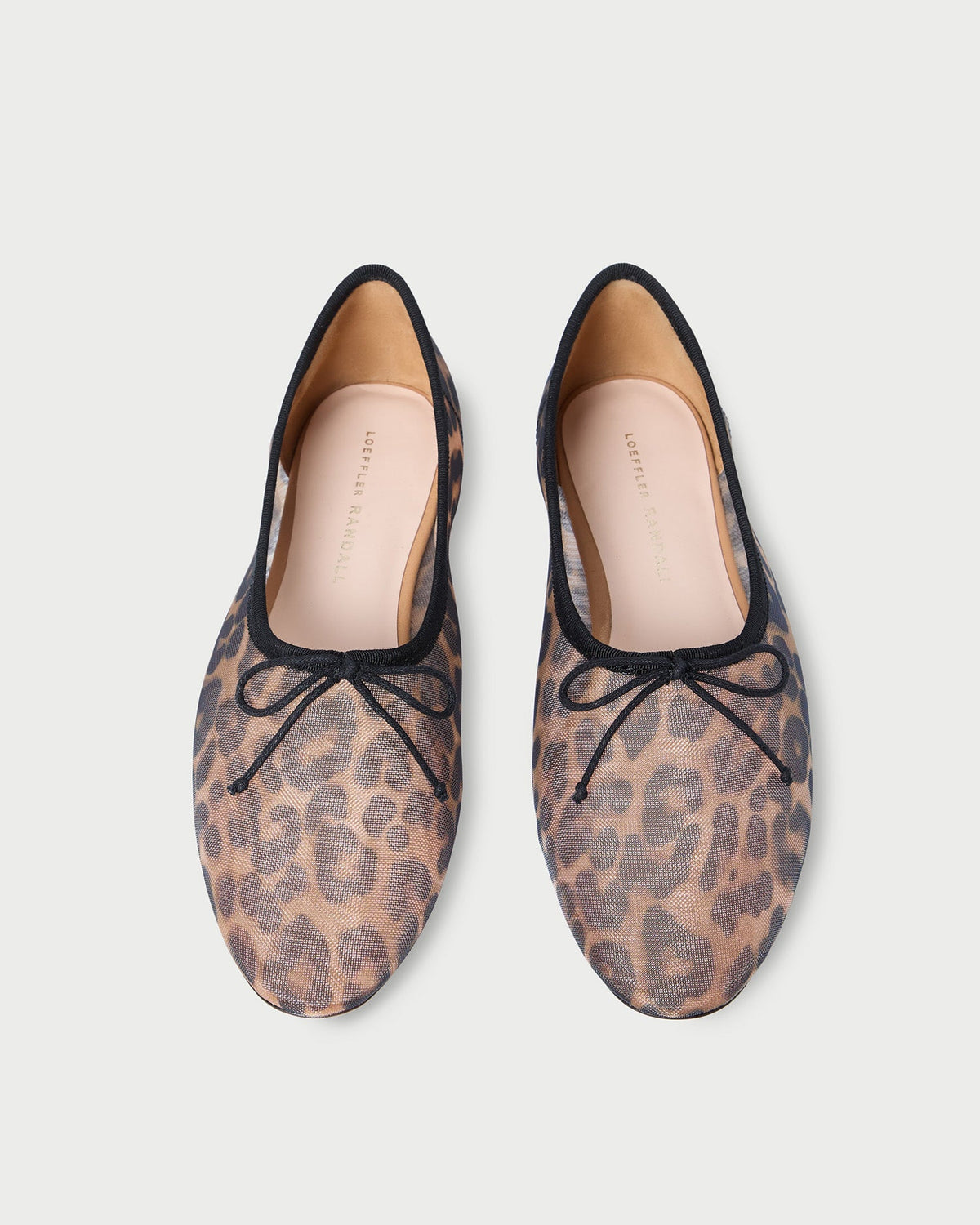 Women Loeffler Randall Landon Leopard Mesh Ballet Flat