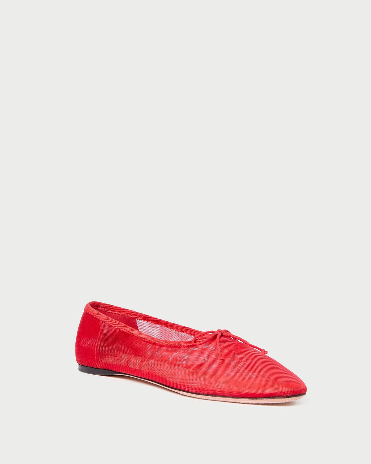 Women Loeffler Randall Landon Red Mesh Ballet Flat