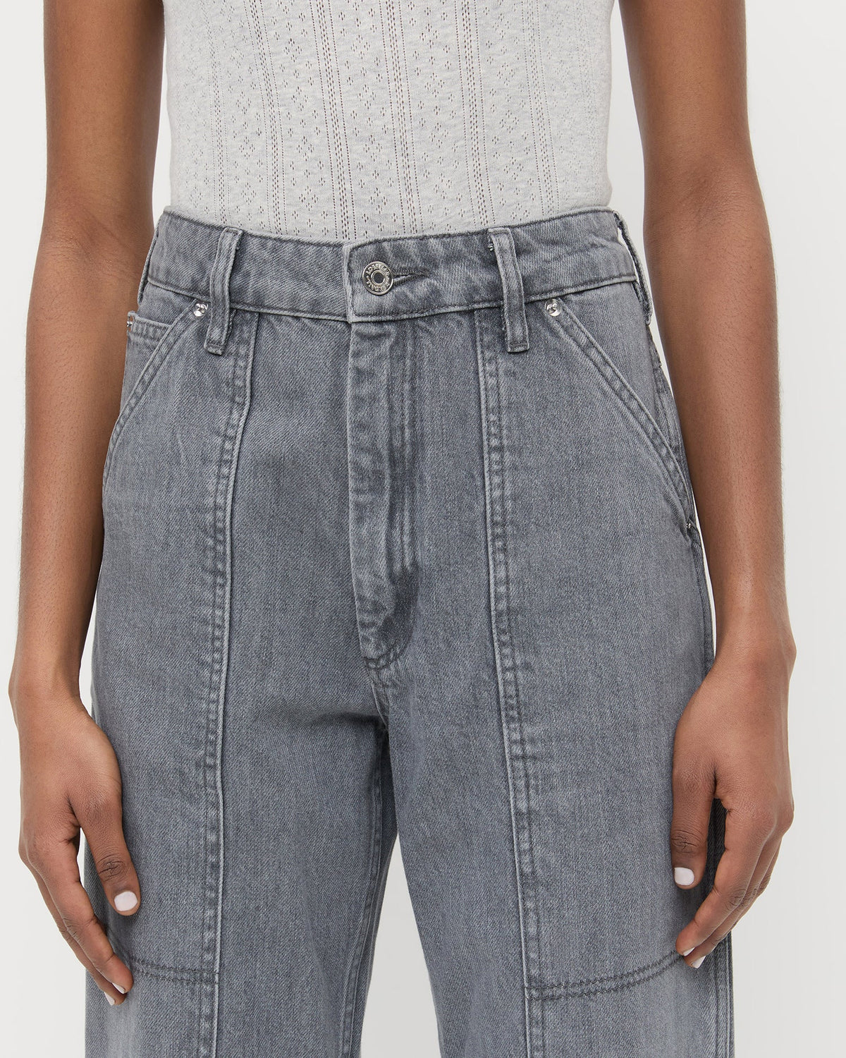 Women Loeffler Randall Molly Workwear Jean