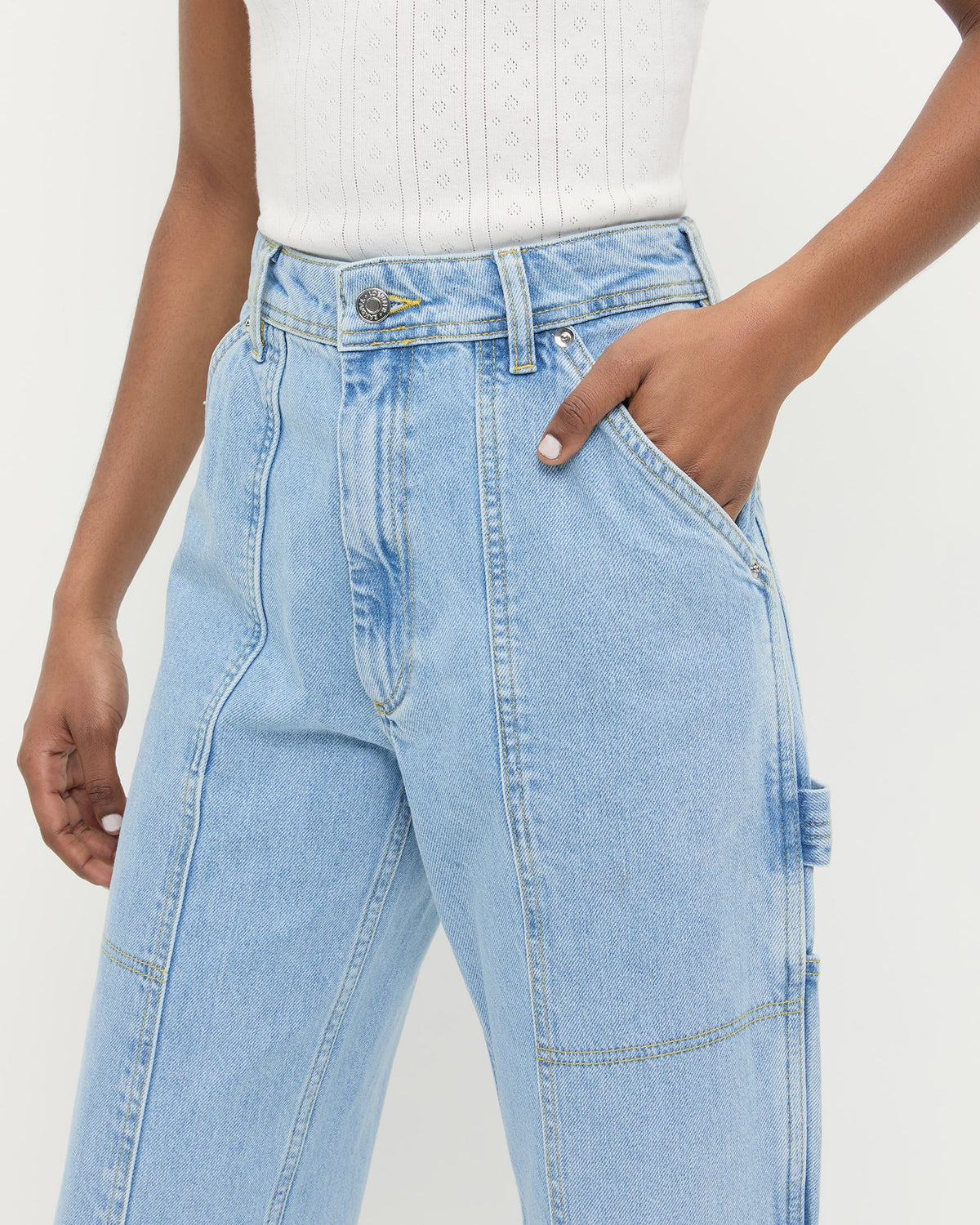 Women Loeffler Randall Molly Workwear Jean