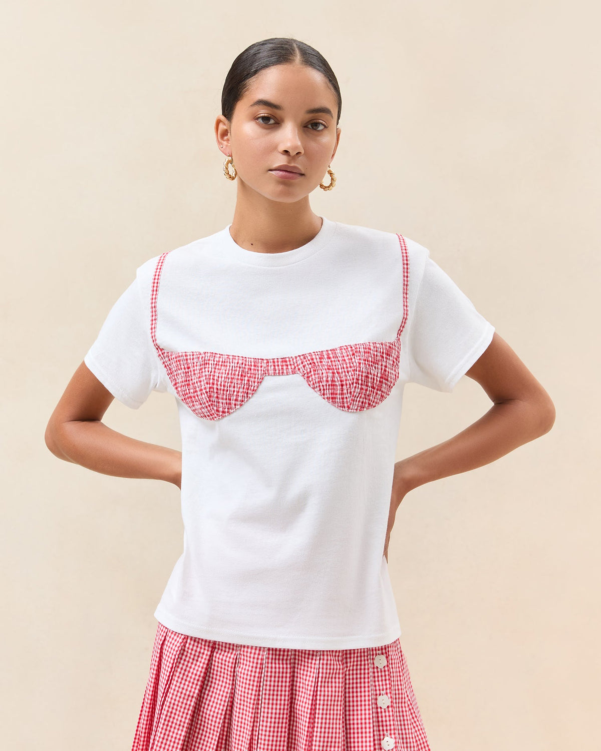 Women Loeffler Randall LR x Nikki Chasin Florida Tee