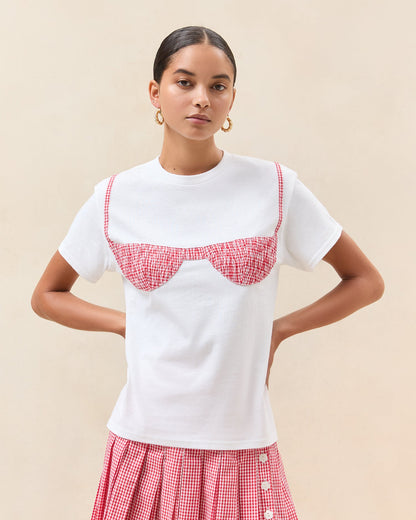 Women Loeffler Randall LR x Nikki Chasin Florida Tee