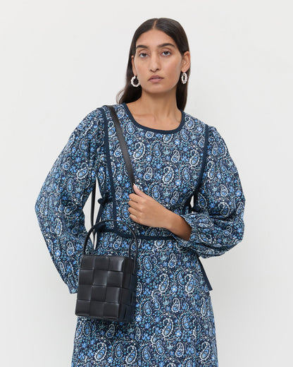 Women Loeffler Randall Laith Black Leather Bucket Bag