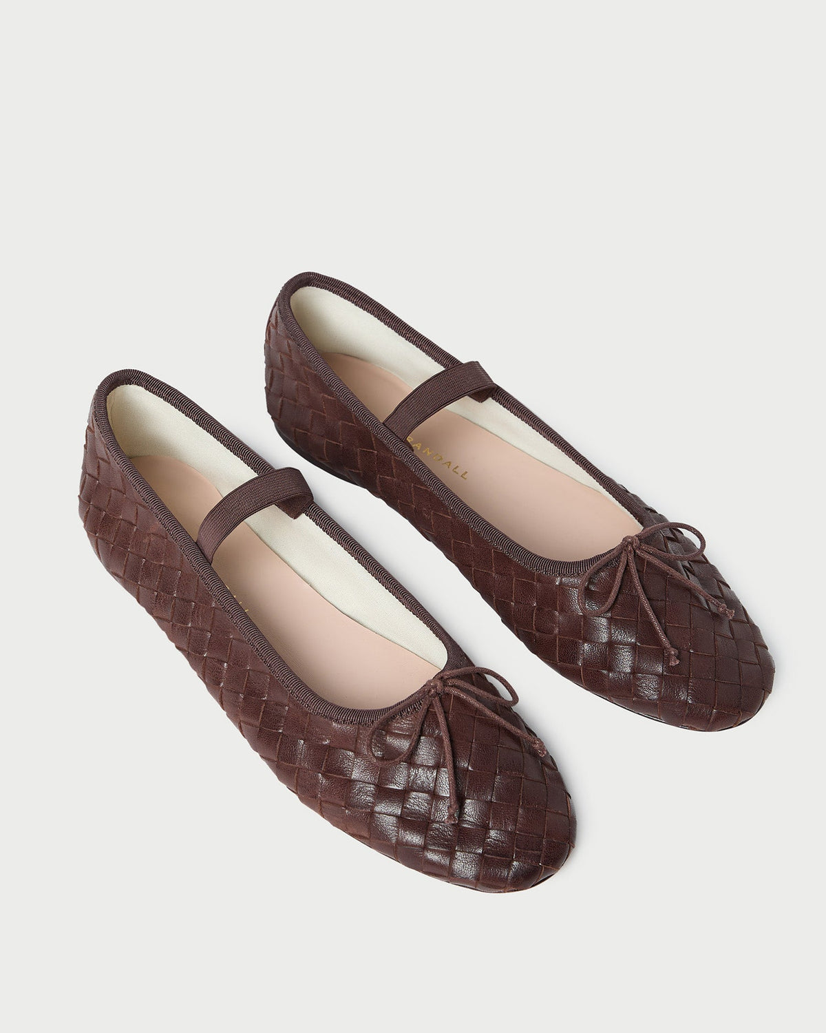 Women Loeffler Randall Leonie Espresso Woven Ballet Flat