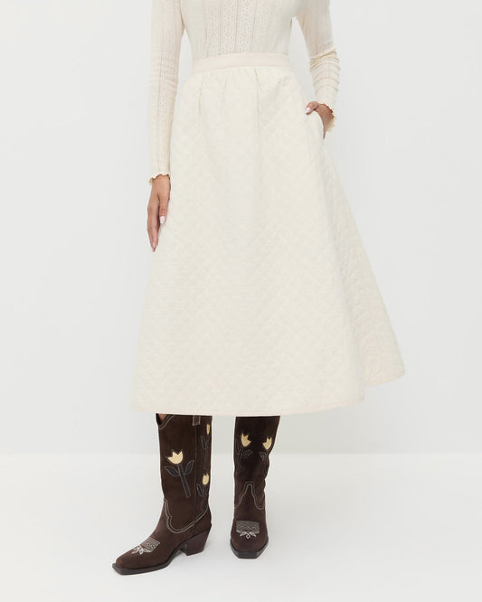 Women Loeffler Randall Clara Quilted Skirt