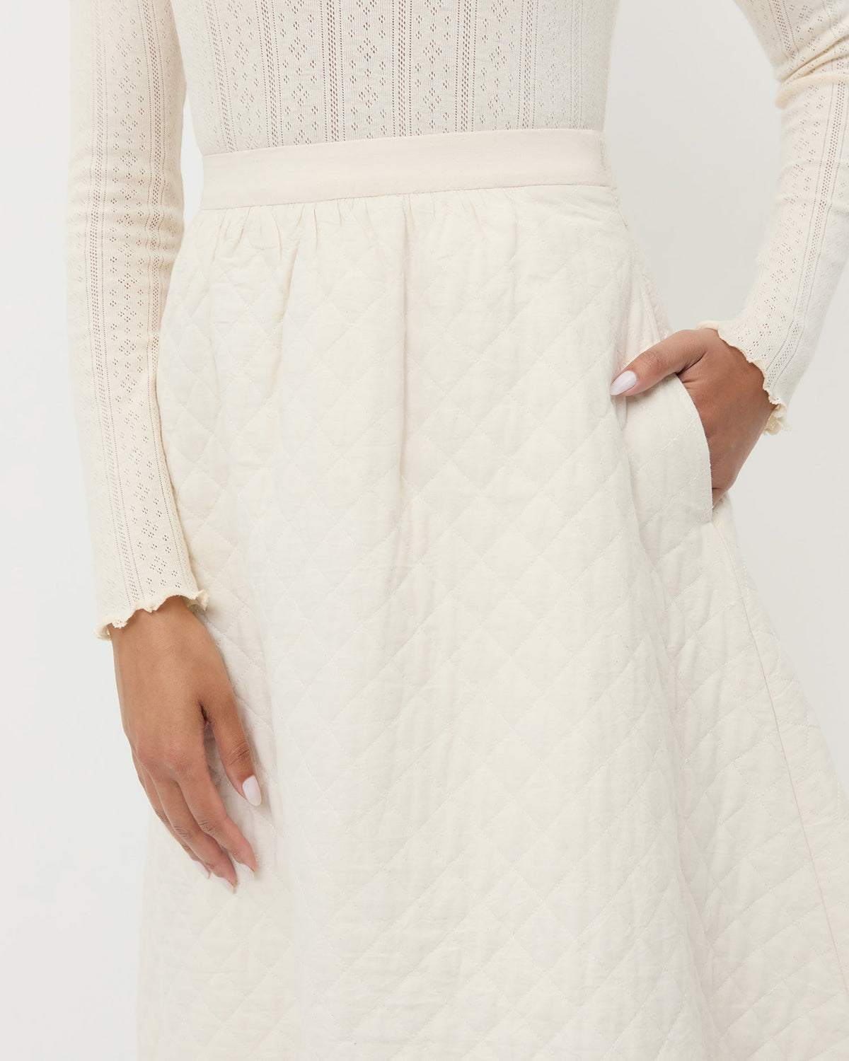 Women Loeffler Randall Clara Quilted Skirt