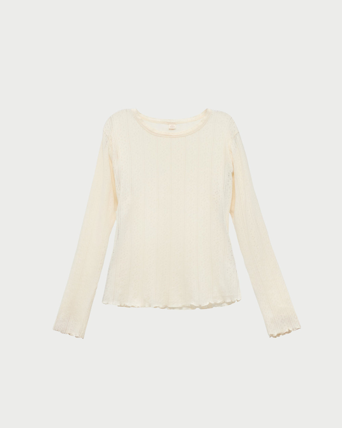Women Loeffler Randall Lolo Pointelle Long-Sleeve Tee