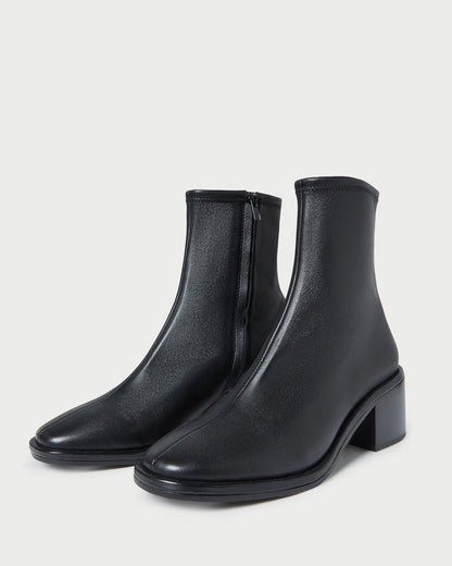 Women Loeffler Randall Roxy Black Leather Ankle Bootie