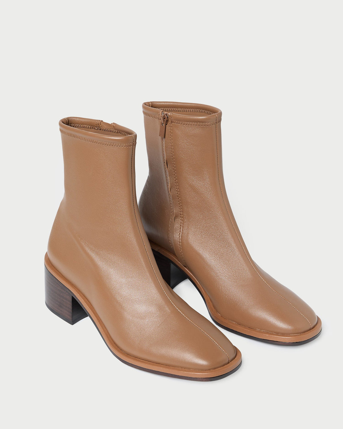 Women Loeffler Randall Roxy Safari Leather Ankle Bootie