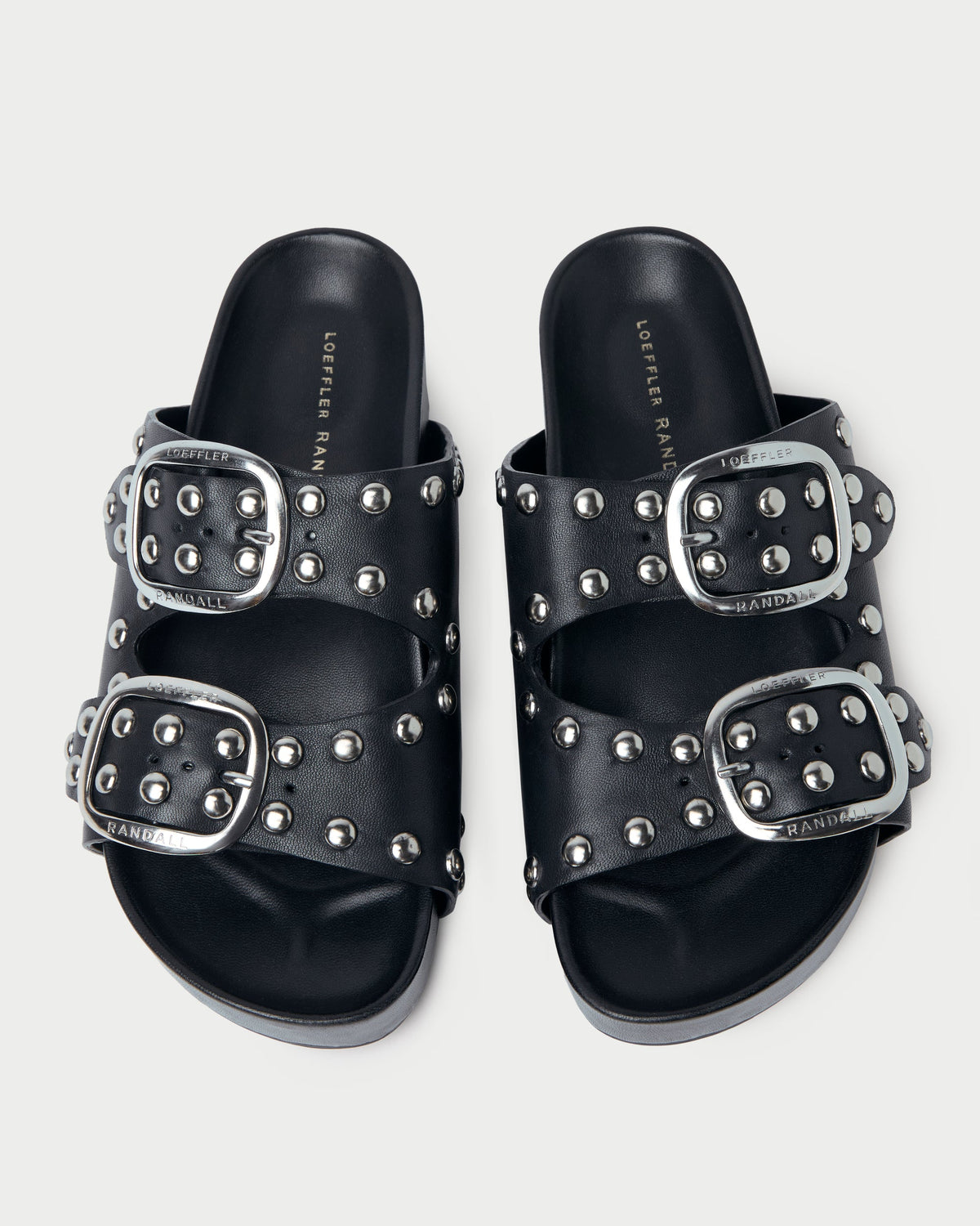 Women Loeffler Randall Jack Black Studded Sandal