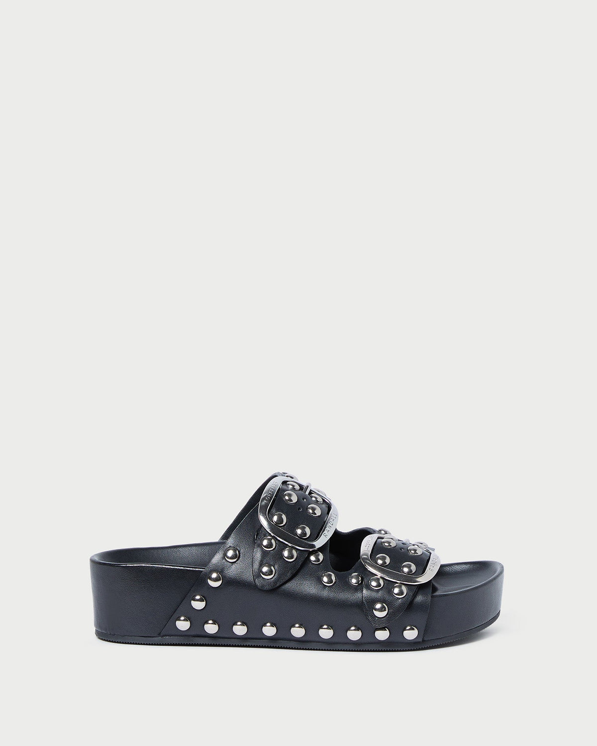 Women Loeffler Randall Jack Black Studded Sandal