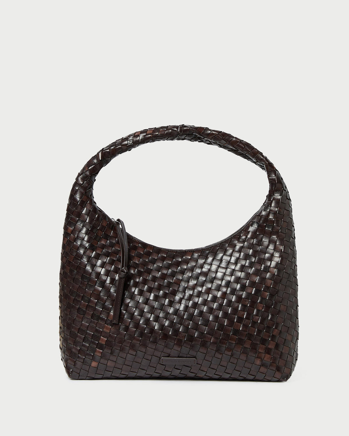 Women Loeffler Randall Willow Chocolate Woven Hobo Bag