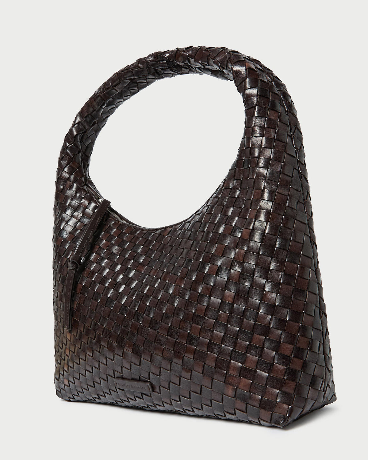 Women Loeffler Randall Willow Chocolate Woven Hobo Bag