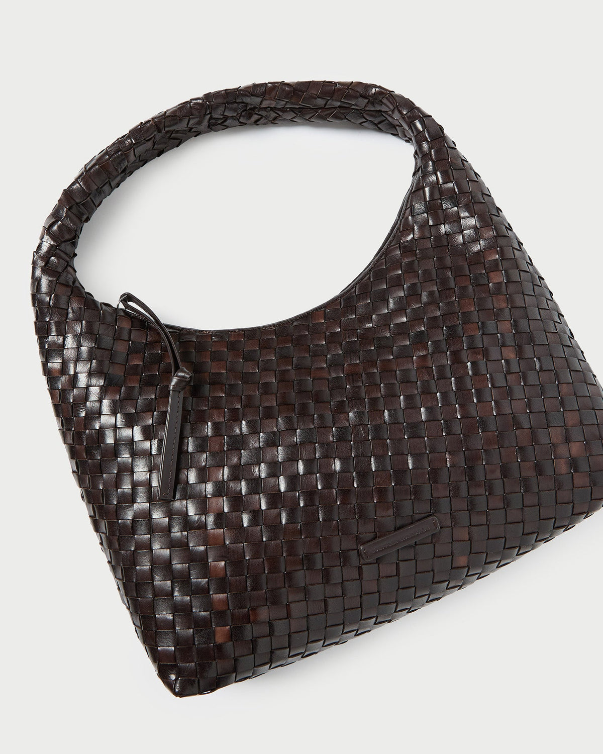 Women Loeffler Randall Willow Chocolate Woven Hobo Bag