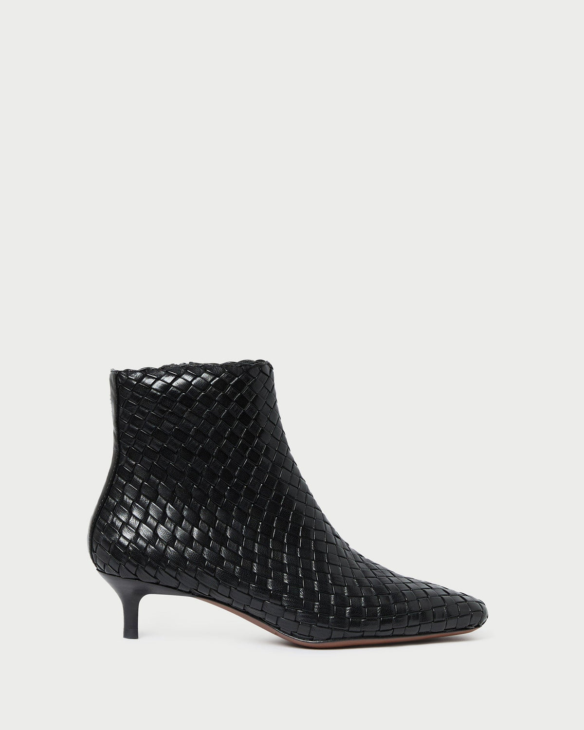 Women Loeffler Randall Marcella Black Woven Ankle Boot