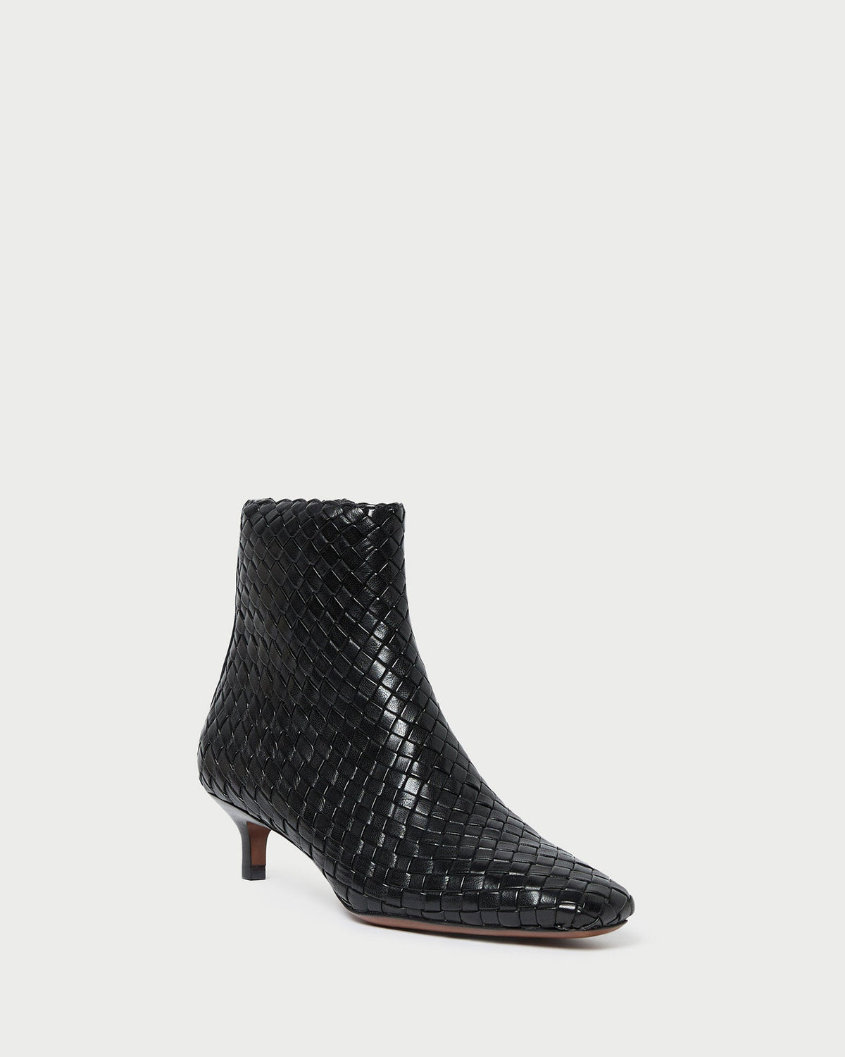 Women Loeffler Randall Marcella Black Woven Ankle Boot