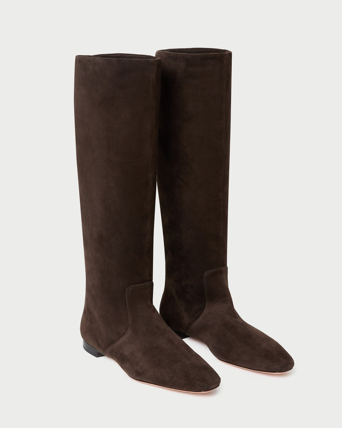 Women Loeffler Randall Lillian Brown Suede Tall Boot