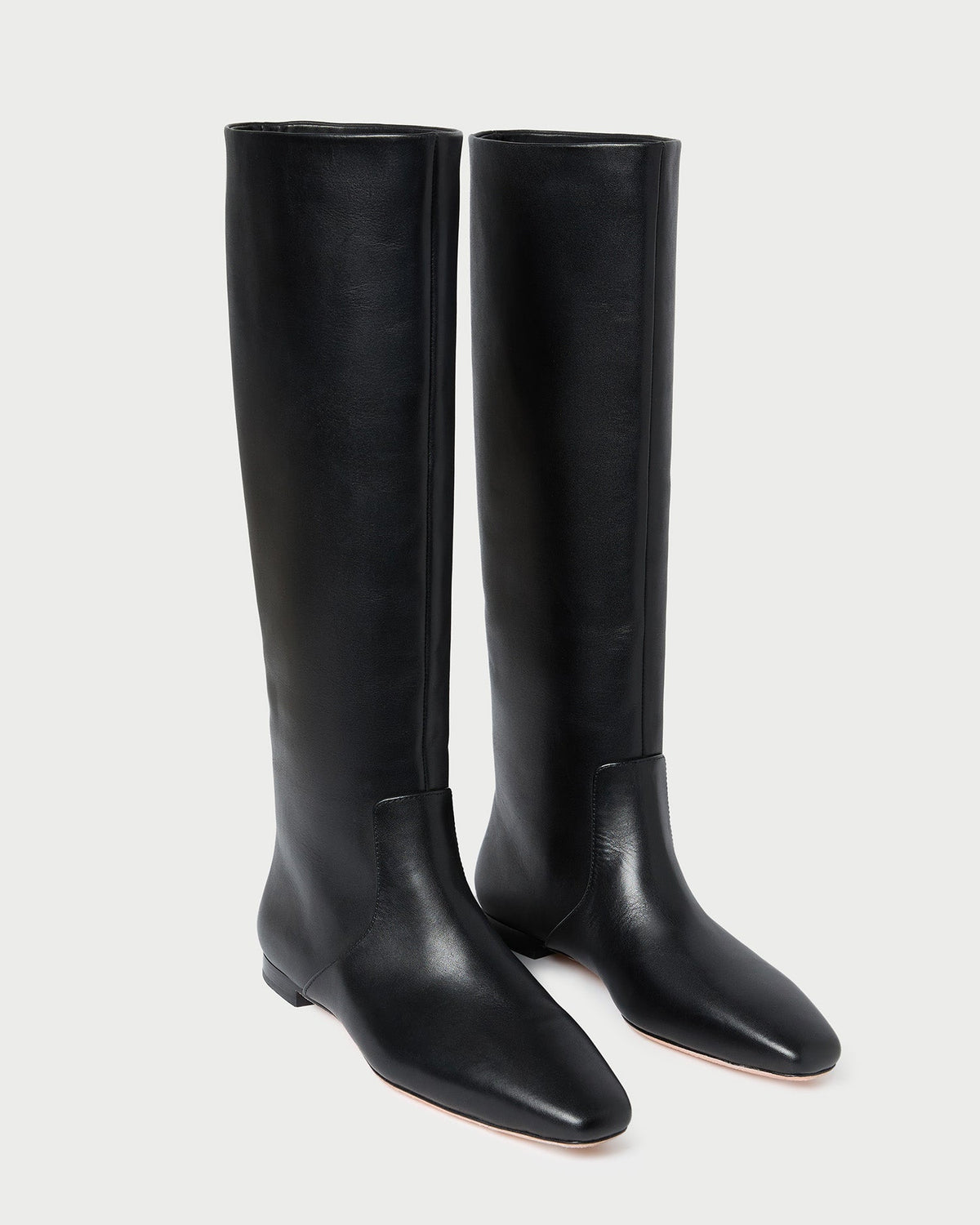 Women Loeffler Randall Lillian Black Leather Tall Boot