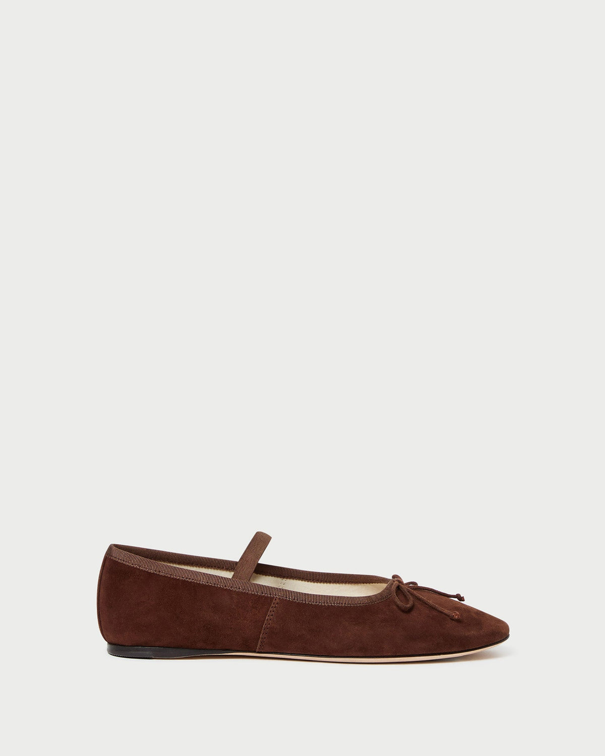 Women Loeffler Randall Leonie Espresso Suede Ballet Flat