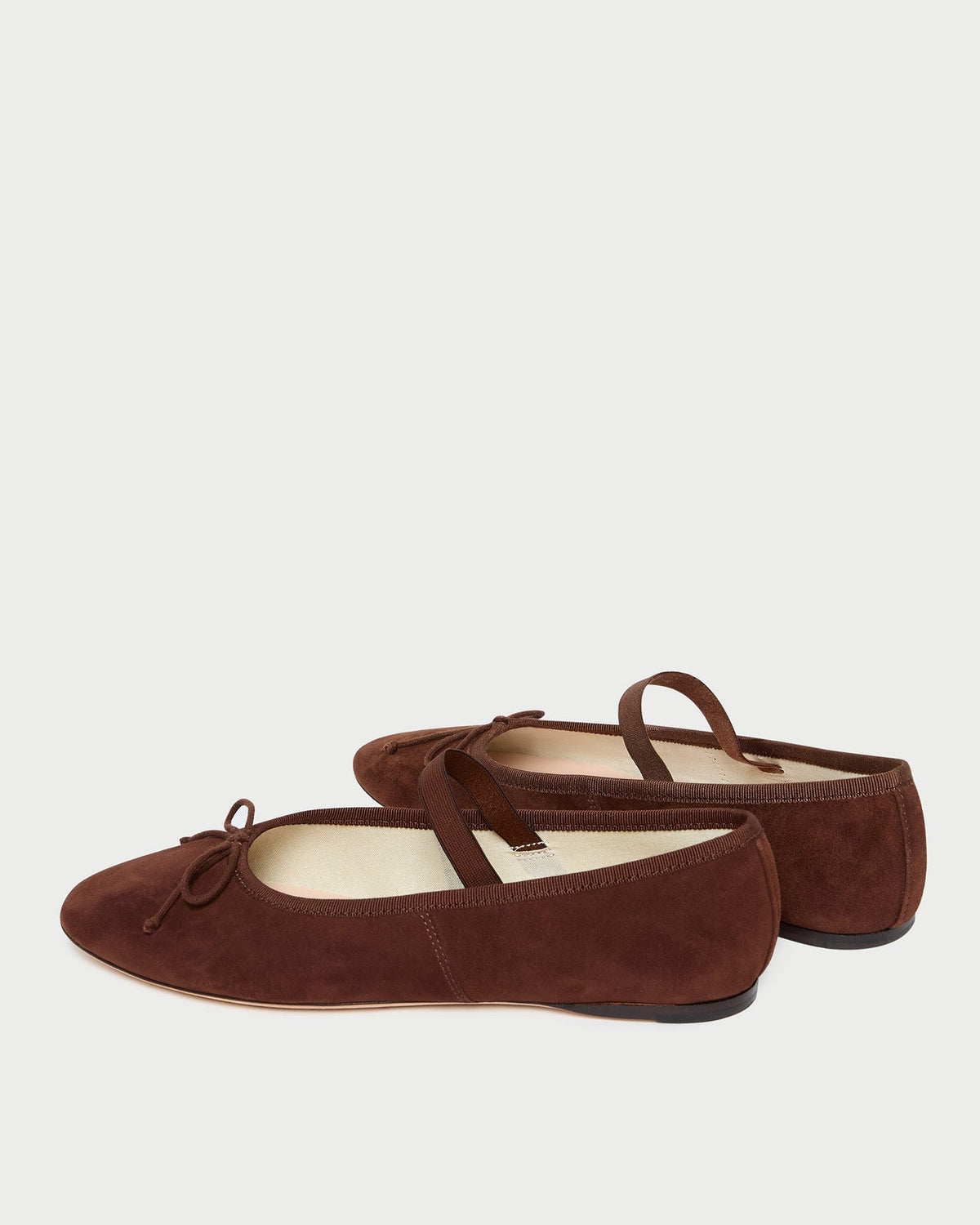 Women Loeffler Randall Leonie Espresso Suede Ballet Flat