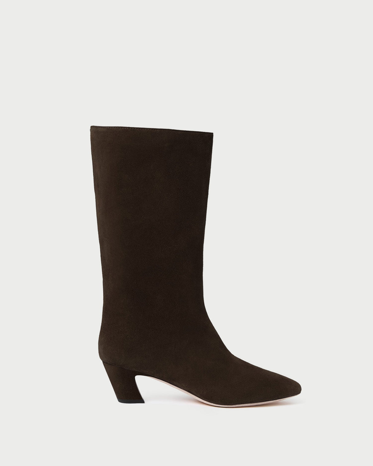Women Loeffler Randall Cleo Brown Suede Mid-Calf Boot