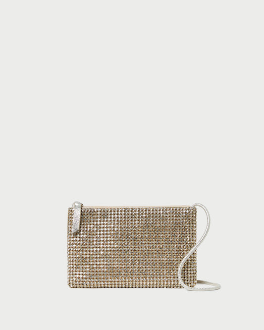 Women Loeffler Randall Yasmine Gold Diamanté Crossbody