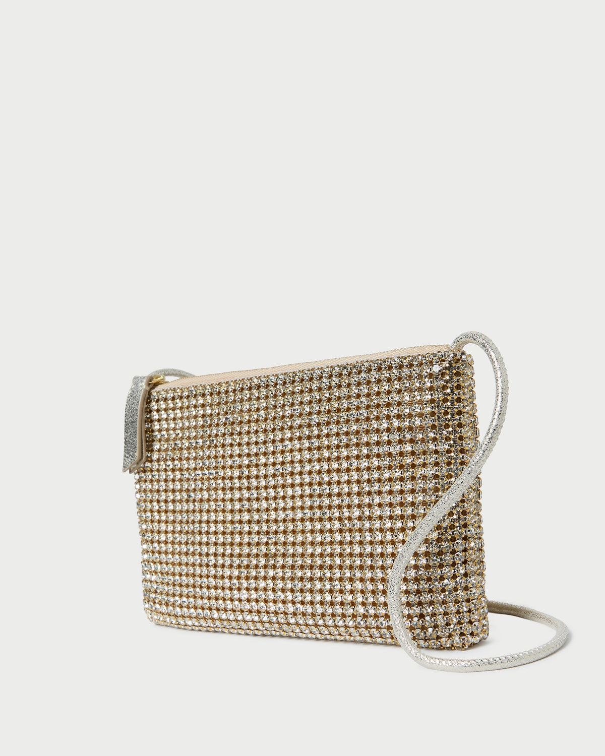 Women Loeffler Randall Yasmine Gold Diamanté Crossbody