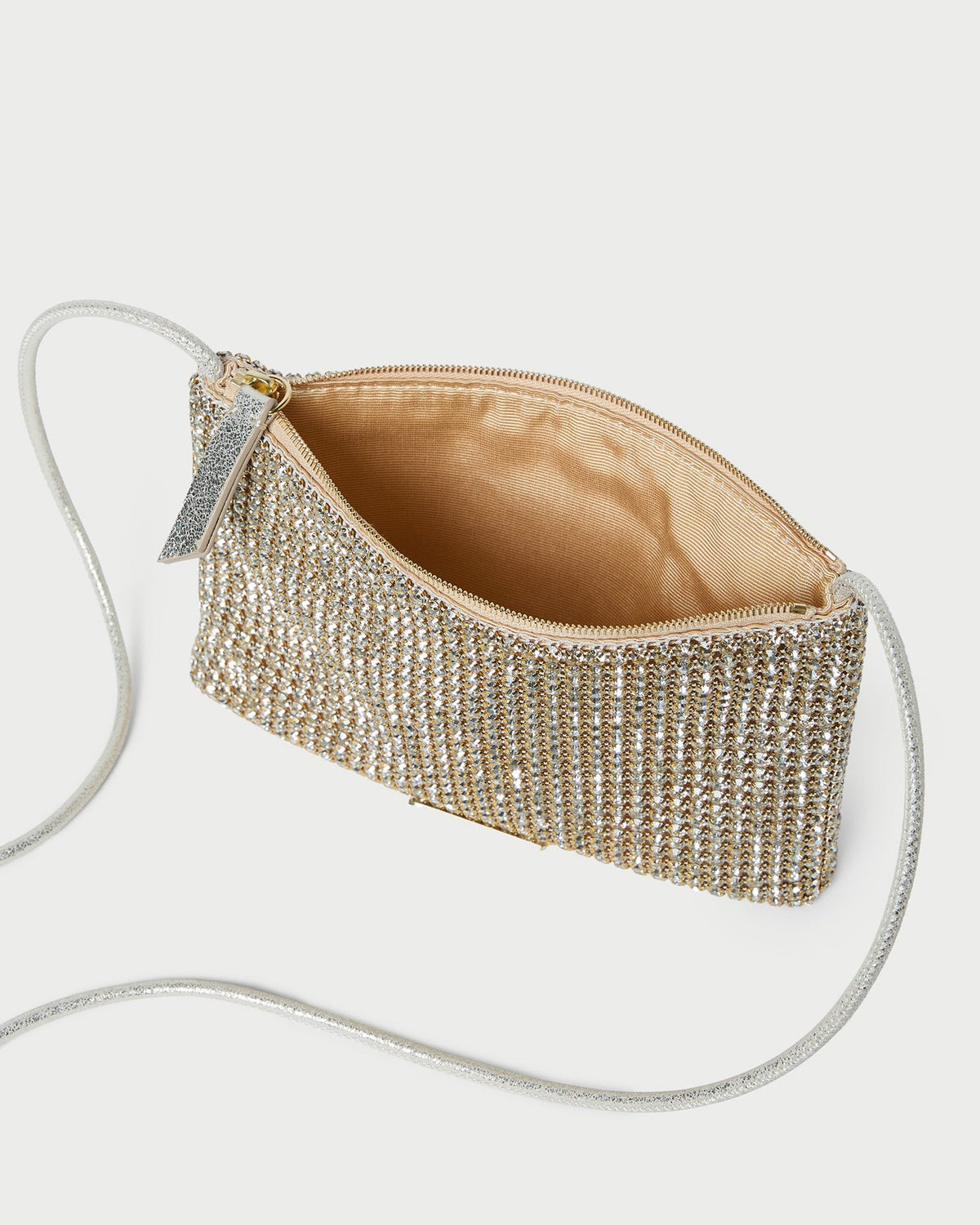 Women Loeffler Randall Yasmine Gold Diamanté Crossbody