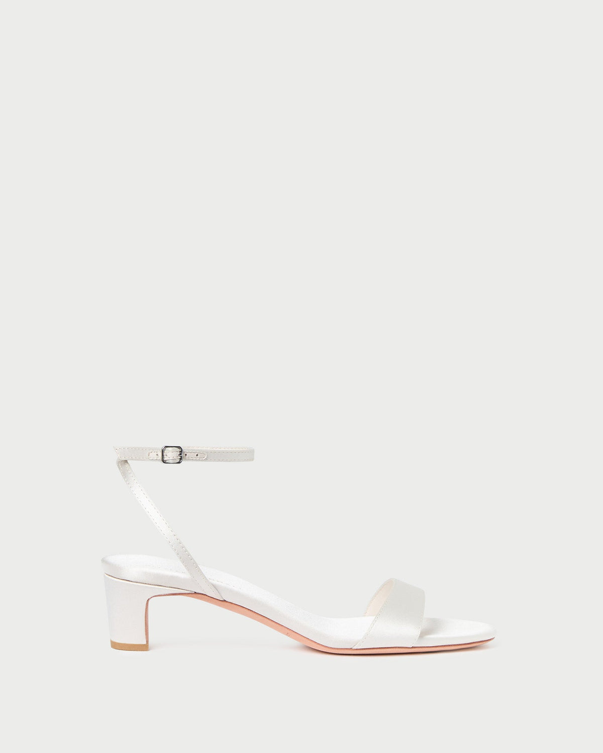 Women Loeffler Randall Alice Cream Satin Sandal
