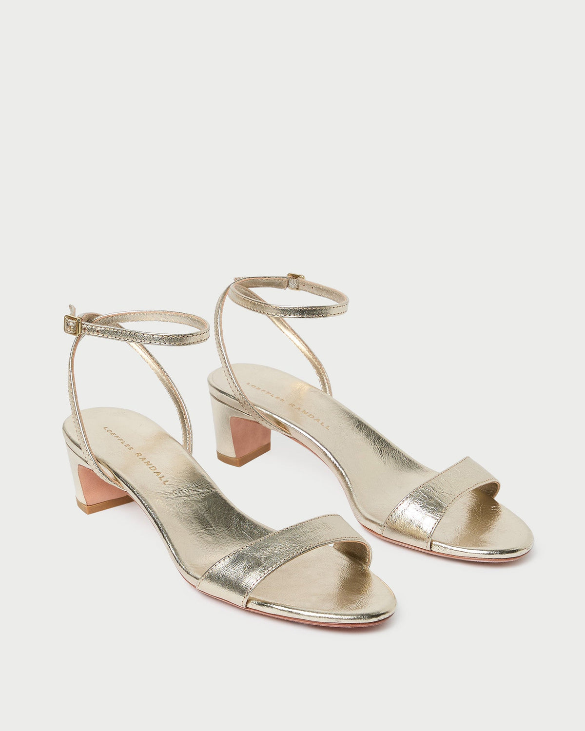 Women Loeffler Randall Alice Champagne Leather Sandal