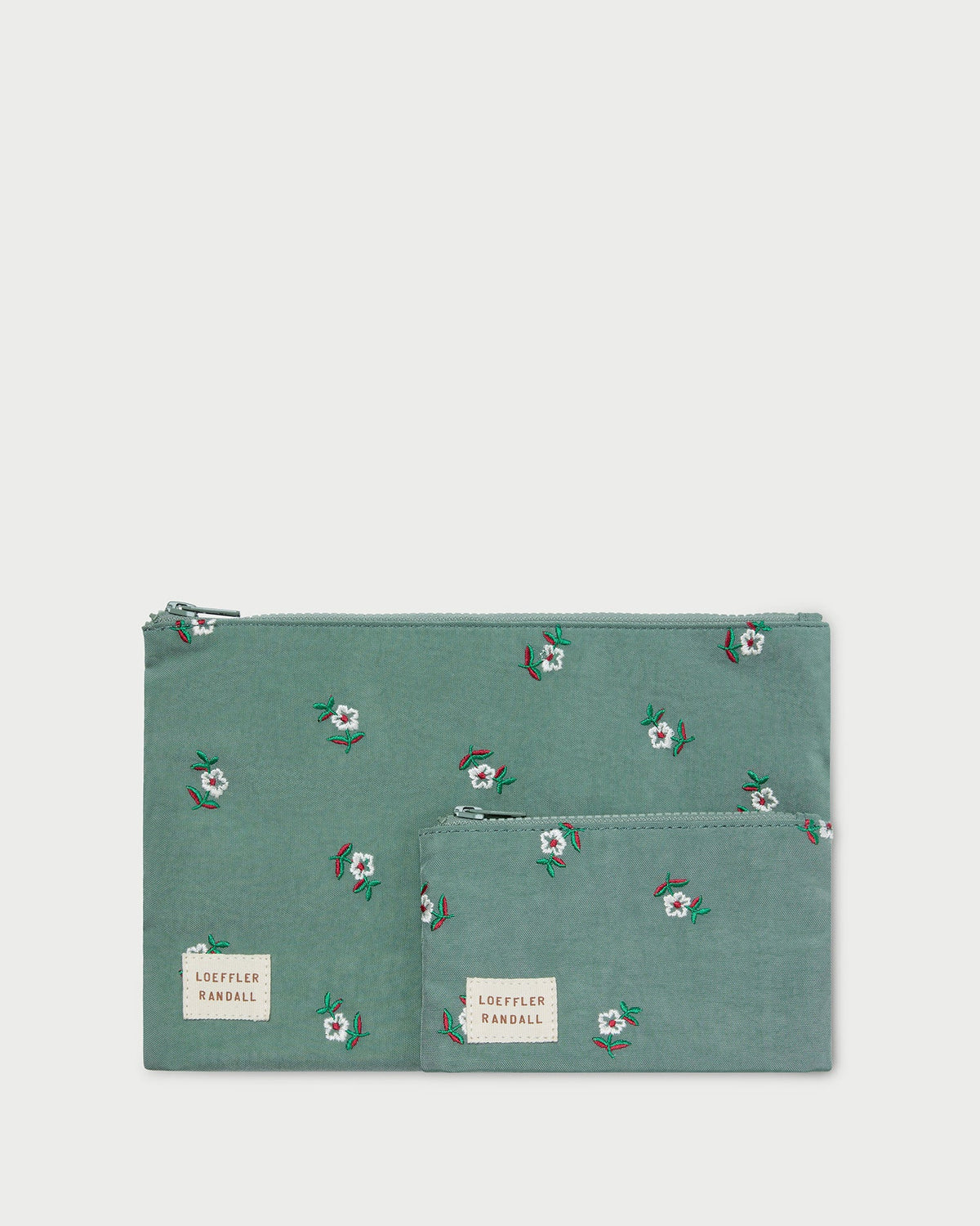 Women Loeffler Randall Tracy Sage Floral Pouch Set