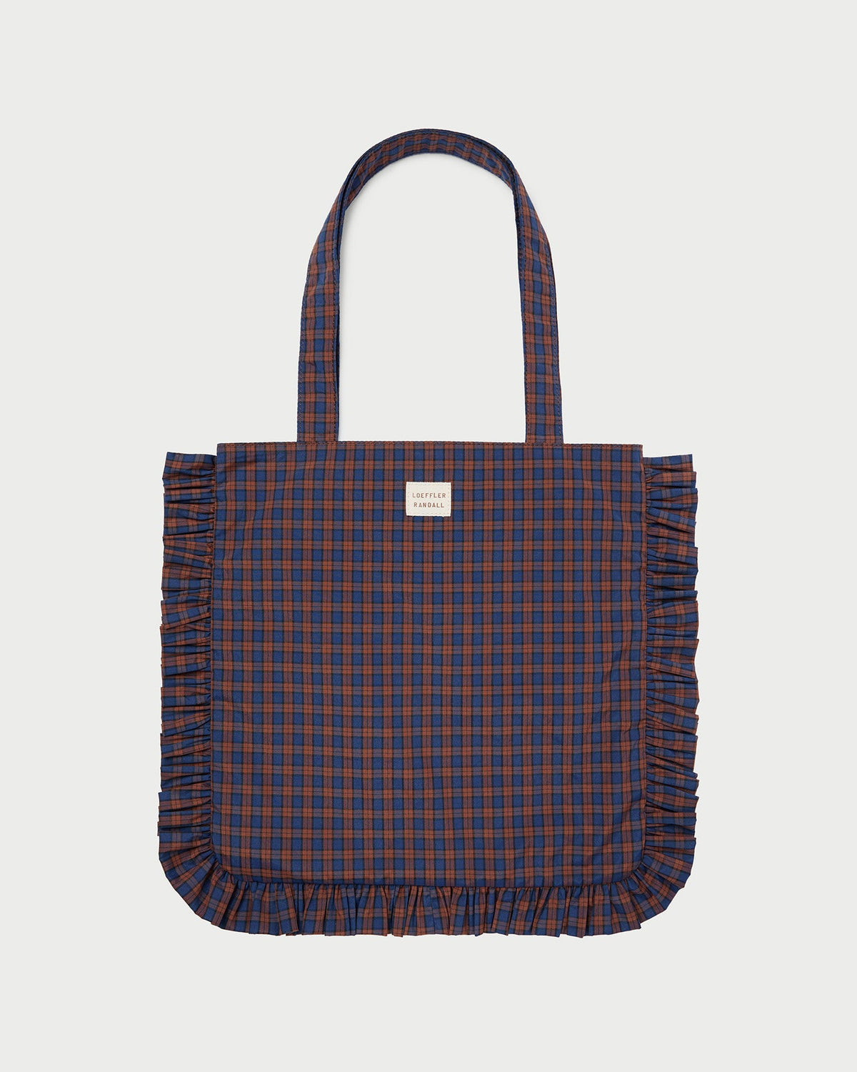 Women Loeffler Randall Justine Navy Ruffle Tote