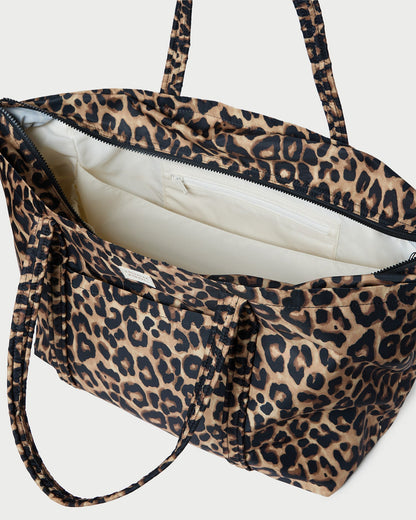 Women Loeffler Randall Dina Leopard Travel Tote