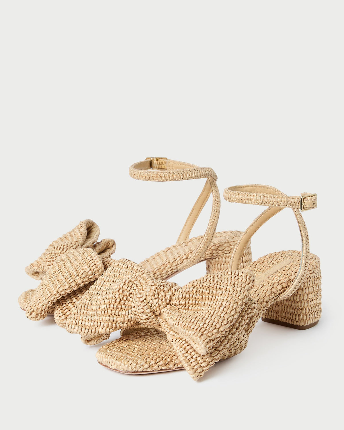 Women Loeffler Randall Carmen Natural Bow Sandal