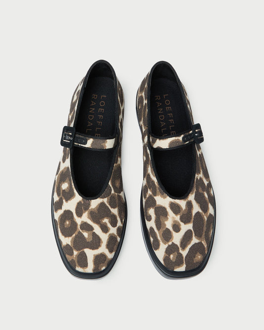 Women Loeffler Randall Cooper Leopard Mary Jane Sneaker