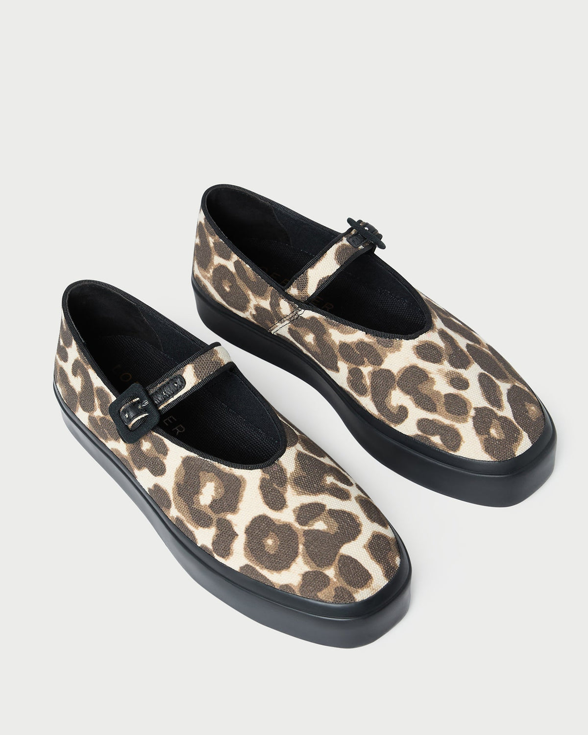 Women Loeffler Randall Cooper Leopard Mary Jane Sneaker