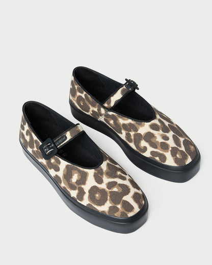 Women Loeffler Randall Cooper Leopard Mary Jane Sneaker
