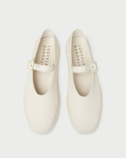 Women Loeffler Randall Cooper Natural Mary Jane Sneaker