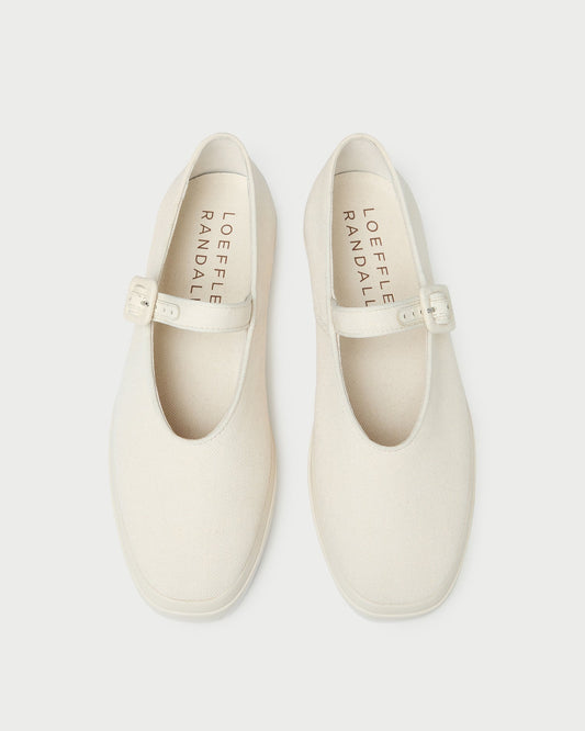 Women Loeffler Randall Cooper Natural Mary Jane Sneaker