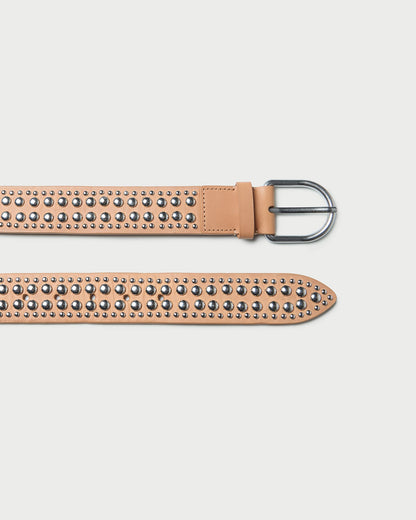 Women Loeffler Randall Isaac Honey/Silver Studded Belt